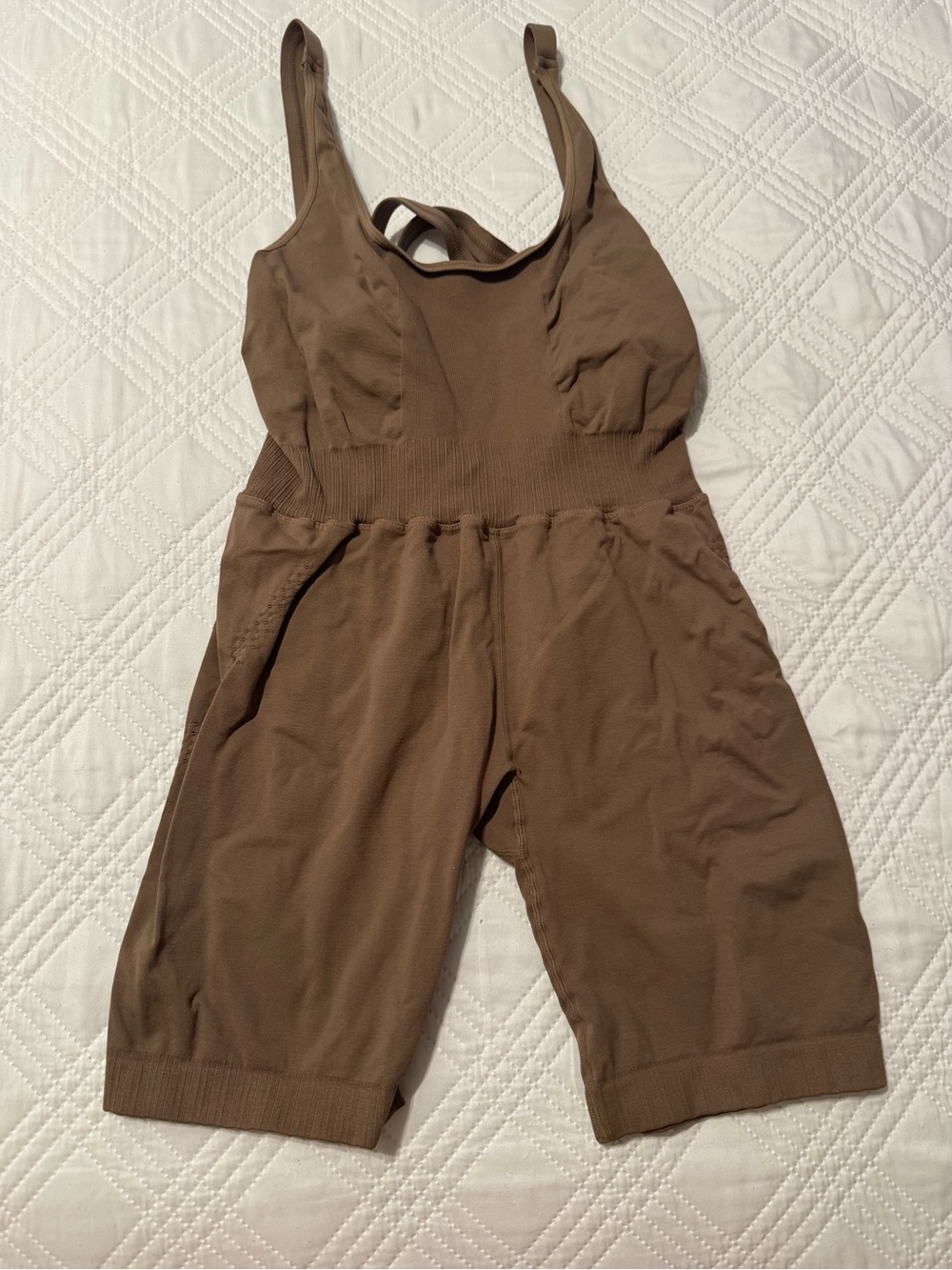 Free People Movement Good Karma Onesie Brown M/L